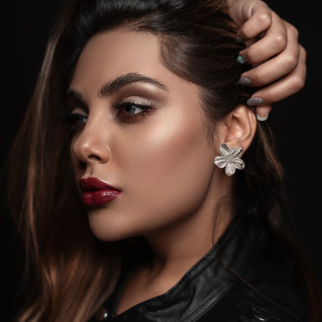 Boucles d'oreilles Fleuries