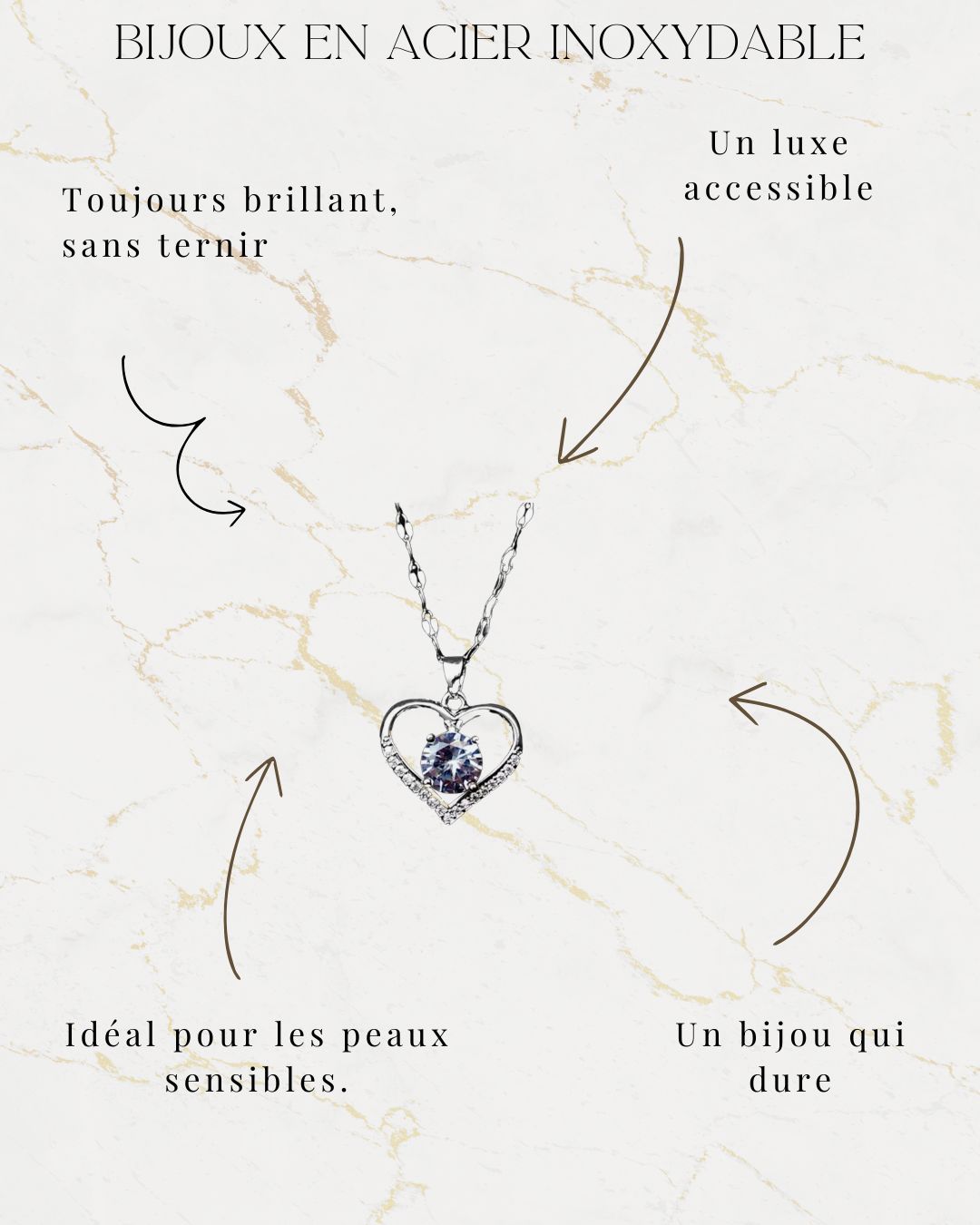 Collier Cœur de Diamant