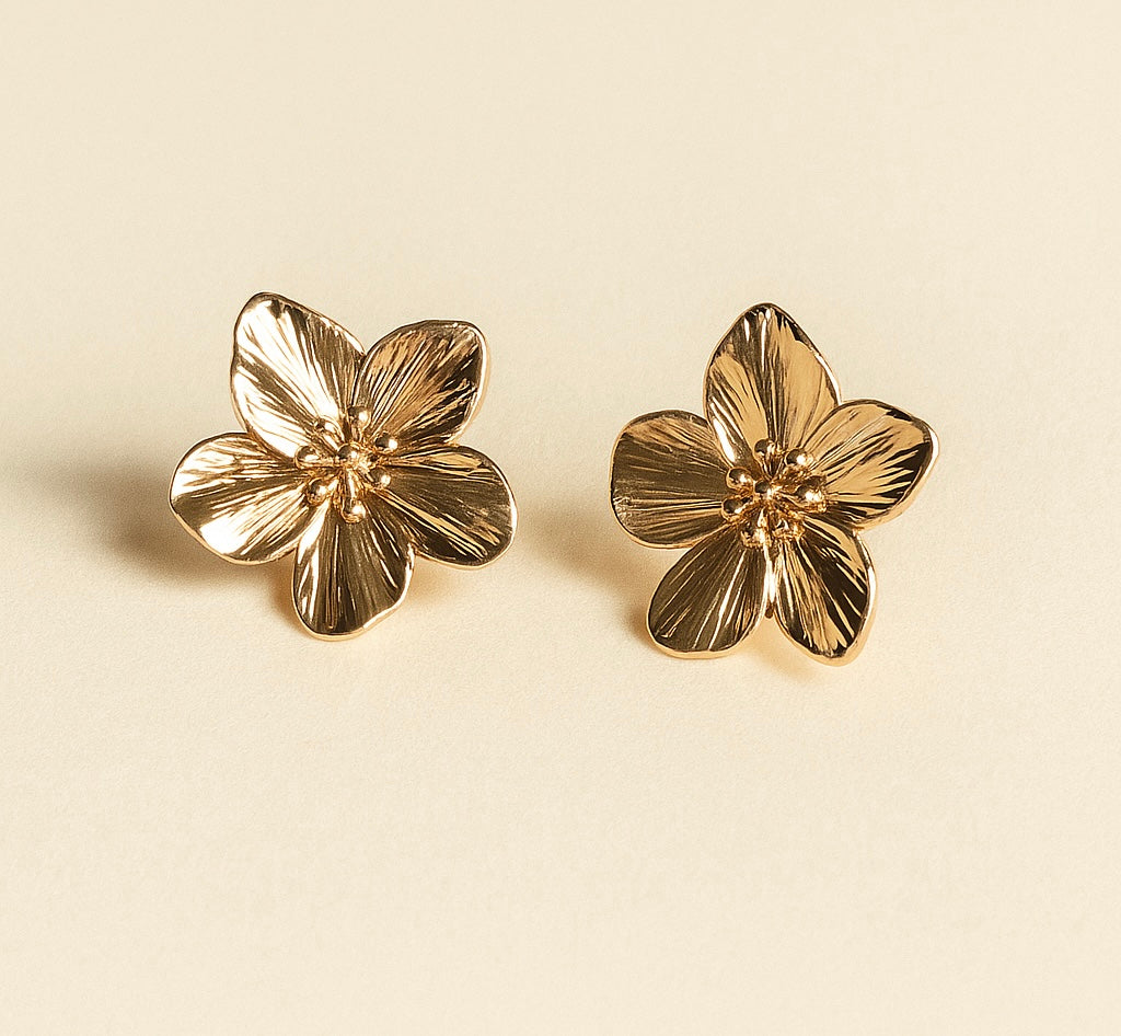 Boucles d'oreilles Fleuries