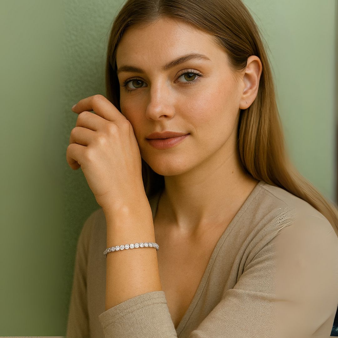 Bracelet Éclat Intemporel - Argent 925 & Zircon