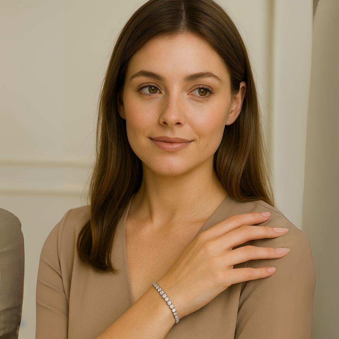 Bracelet Éclat Intemporel - Argent 925 & Zircon