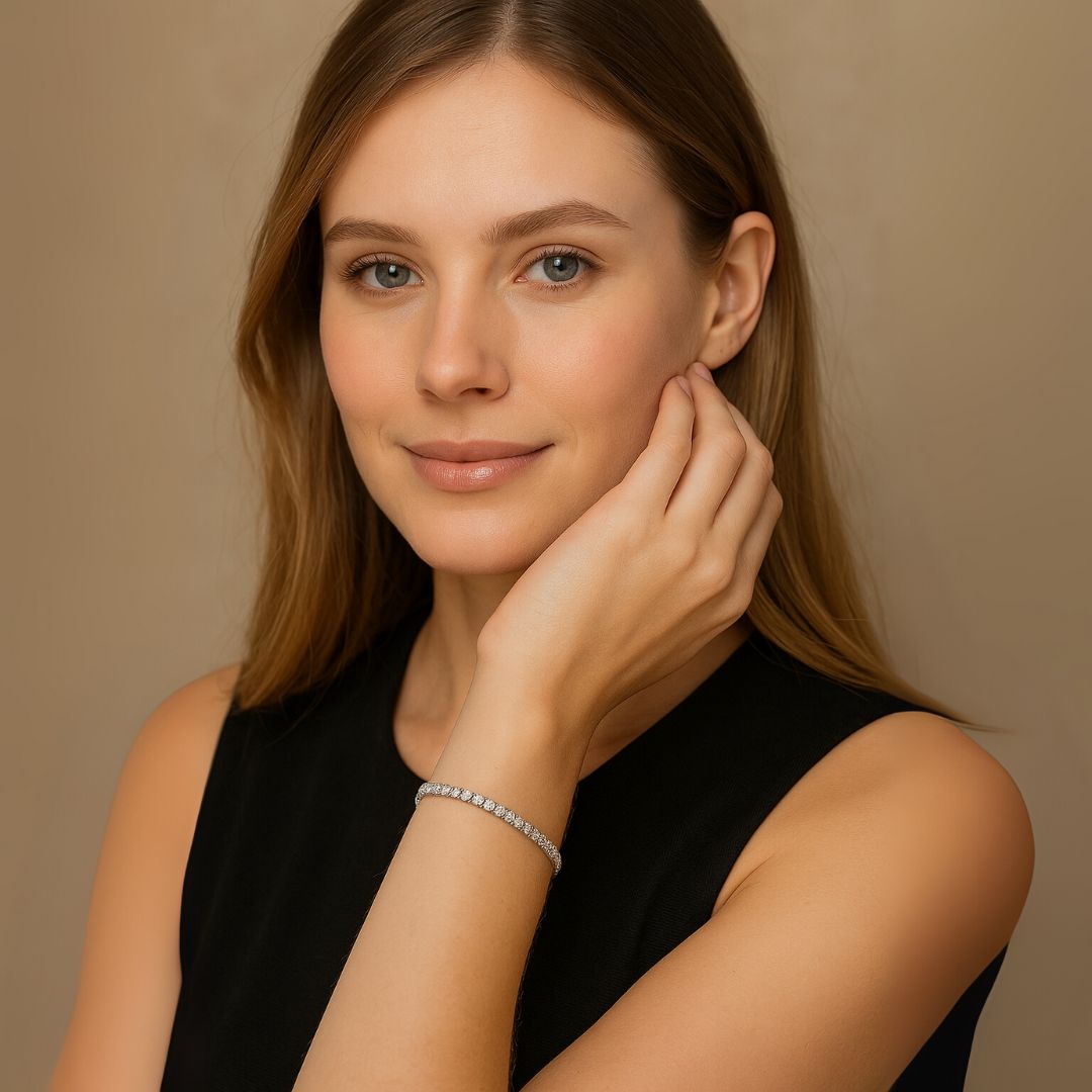Bracelet Éclat Intemporel - Argent 925 & Zircon