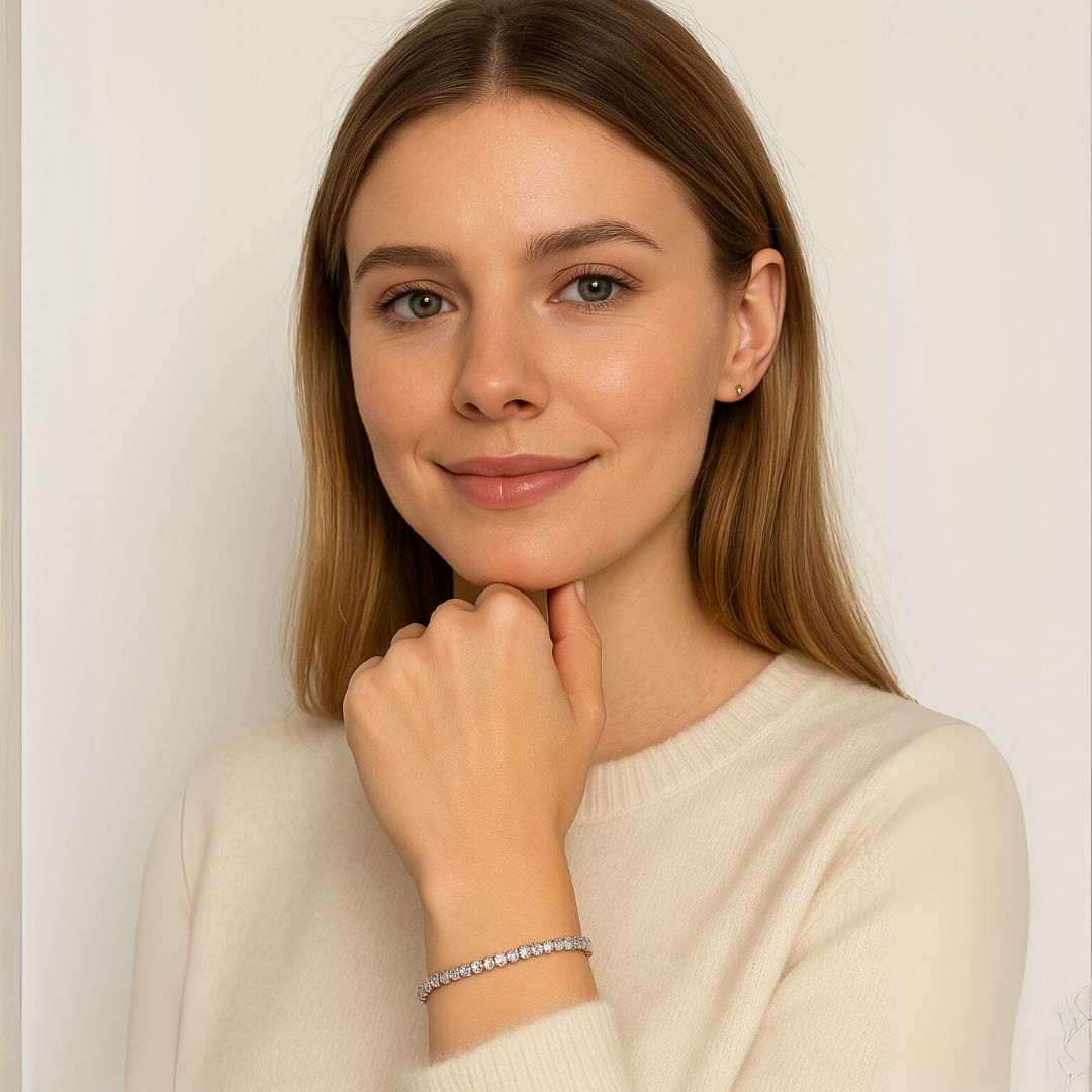 Bracelet Éclat Intemporel - Argent 925 & Zircon
