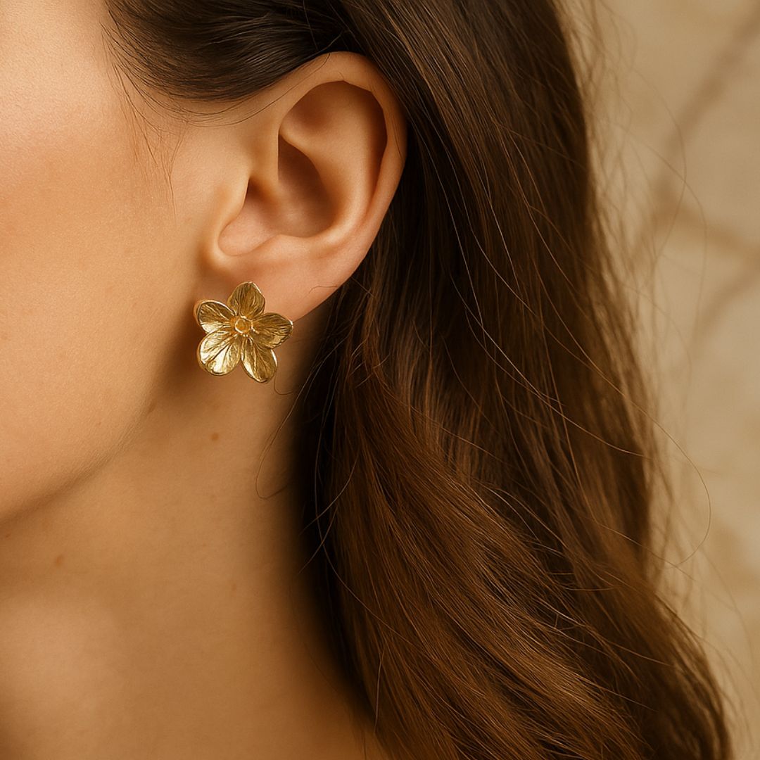 Boucles d'oreilles Fleuries