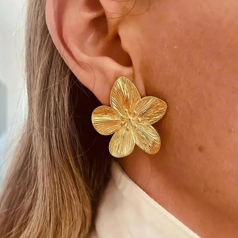 Boucles d'oreilles Fleuries