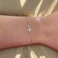 Bracelet Croix de Lumière - Argent 925 & Zircon