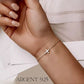 Bracelet Croix de Lumière - Argent 925 & Zircon