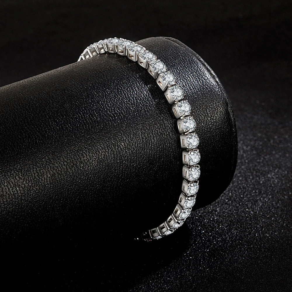 Bracelet Éclat Intemporel - Argent 925 & Zircon
