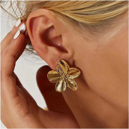 Boucles d'oreilles Fleuries